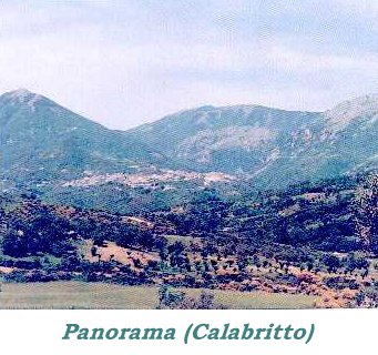 Panorama di Calabritto con Monte Cervialto