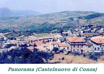 Panorama di Castelnuovo di Conza